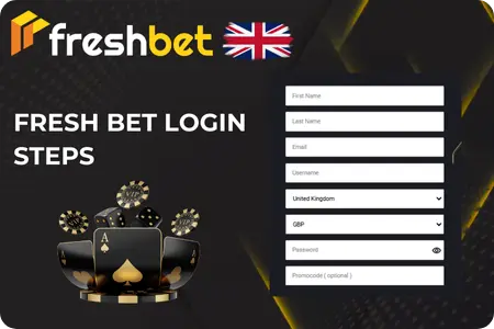 Freshbet login Process
