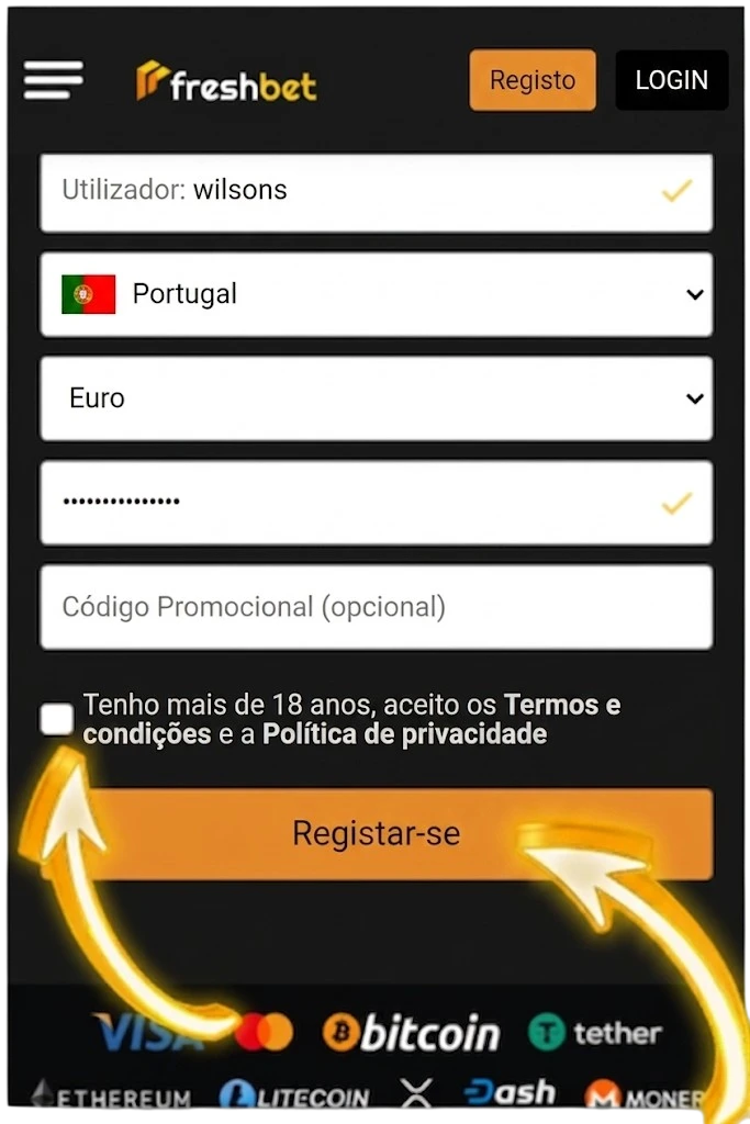 Freshbet registar